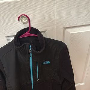 The North Face women’s medium black fleece jacket